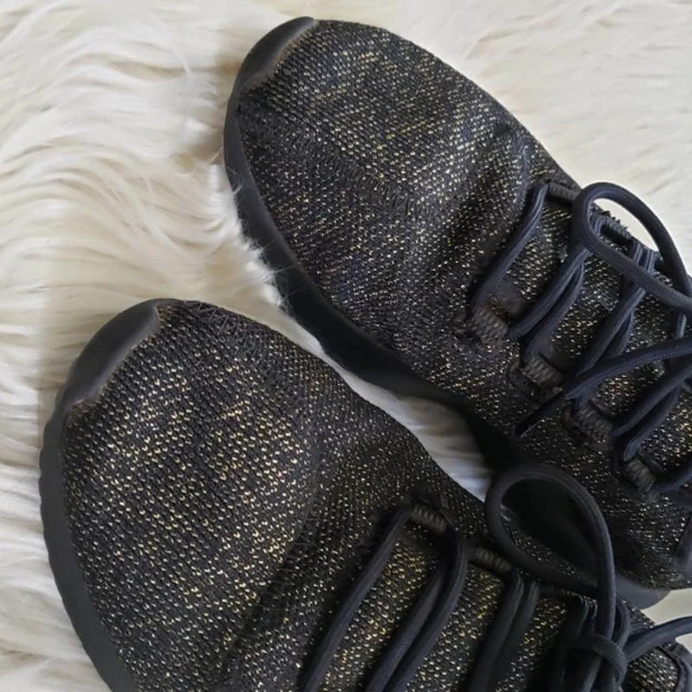 ADIDAS Tubular shadow black & gold sneakers - Picture 2 of 7